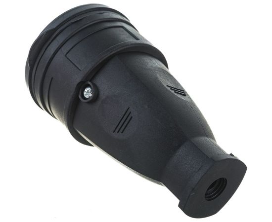 Каучуковая разборная розетка Volsten Sb1-MZ Black IP54 Черная 1 гнездо с заземлением РА16-005 14432 – изображение 5