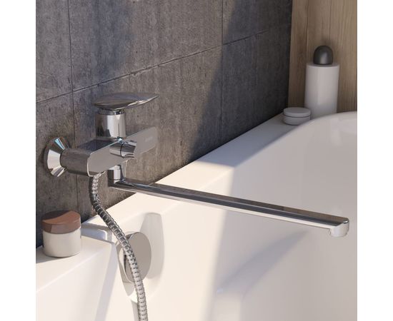 Смеситель для ванны IDDIS Stone с длинным изливом STOSB00i10WA – изображение 6