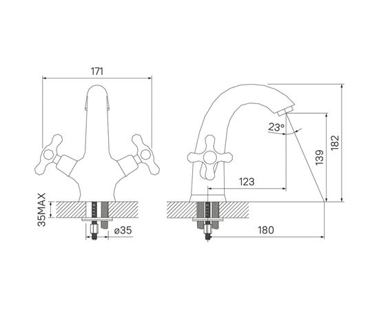 Смеситель для умывальника IDDIS Jeals 19004T4C – изображение 6