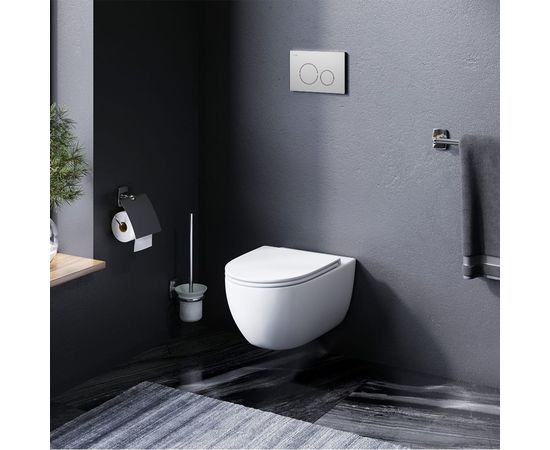 подвесной унитаз AM.PM, Awe, FlashClean, C111700WH – изображение 7