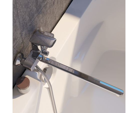 Смеситель для ванны IDDIS Stone с длинным изливом STOSB00i10WA – изображение 8