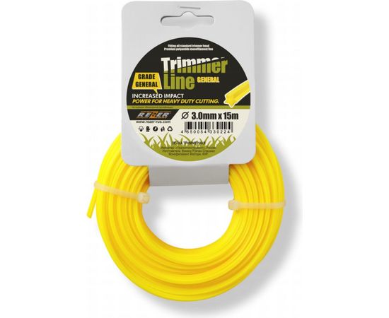 Леска GENERAL (3.0 мм; 15 м; звезда) Rezer 