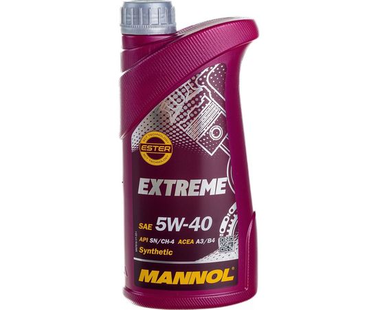 Синтетическое моторное масло MANNOL EXTREME 5W40 1 л 1020 
