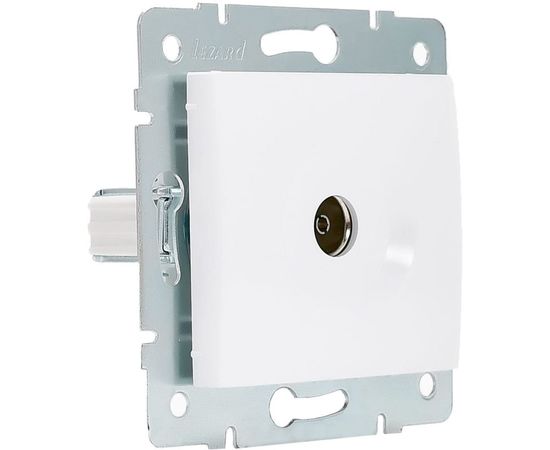 Телевизионная розетка LEZARD KARINA оконечная белая 707-0288-130 