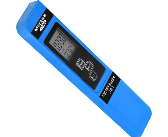 Тестер воды МЕГЕОН 3 в 1 солемер, кондуктометр, термометр 17004 к0000034741 