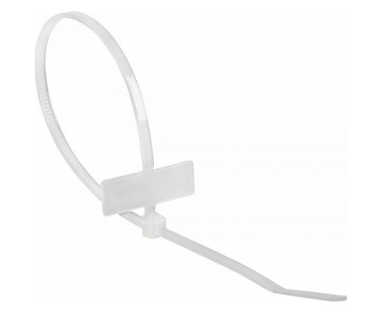 Хомут под маркер REXANT nylon 200 мм 100 шт белый 07-0206 