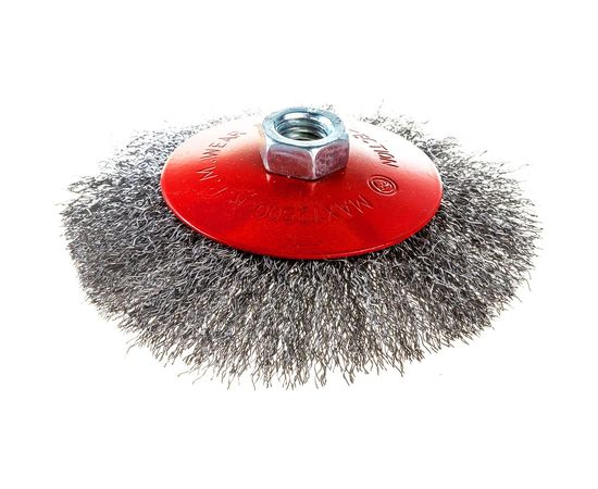 Щетка металлическая тарелка (125 мм; М14) для УШМ ON 20-05-125 
