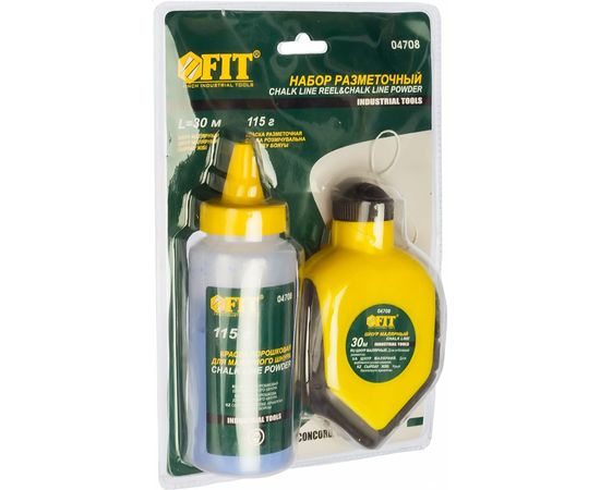 Малярный отбивочный шнур 30 м + разметочная краска 115 гр. FIT 04708 – изображение 2