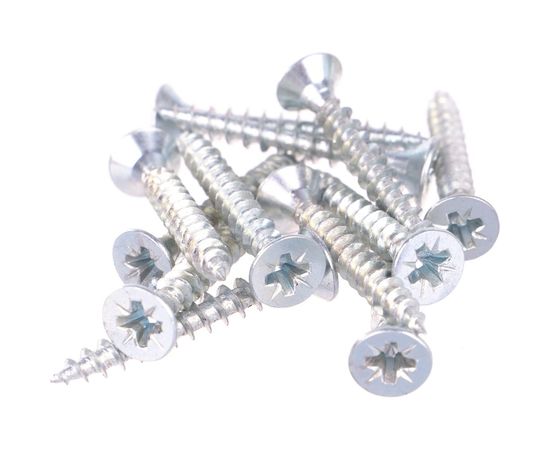 Саморез КРЕП-КОМП белый цинк POZY 4х30 1000шт бд430ф – изображение 2