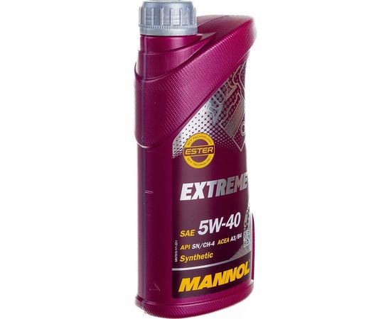 Синтетическое моторное масло MANNOL EXTREME 5W40 1 л 1020 – изображение 2