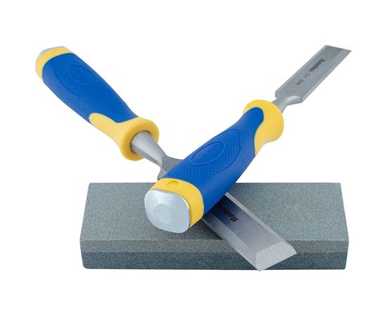 Набор стамесок МастерАлмаз в пластиковом кейсе 6/12/20/26 мм+точильный камень 10507101 – изображение 2