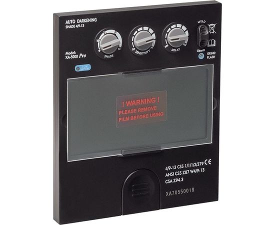 Маска сварщика 4000 F 9-13 DIN, внутренняя регулировка, техно Сварог 99562 – изображение 3