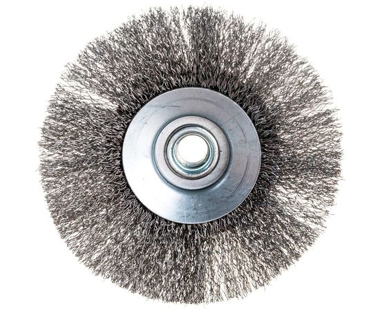 Щетка металлическая тарелка (125 мм; М14) для УШМ ON 20-05-125 – изображение 3