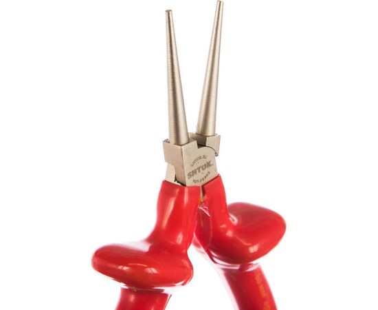 Диэлектрические круглогубцы SHTOK 1000В 160 мм 08205 – изображение 3