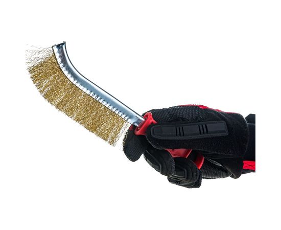 Ручная щетка SAMGRUPP с пластиковой ручкой, по металлу, латунь 16081 – изображение 4