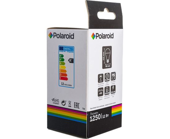 Светодиодная лампа Polaroid 220V A60 12W 6500K E27 1250lm PL-A60120276 – изображение 4