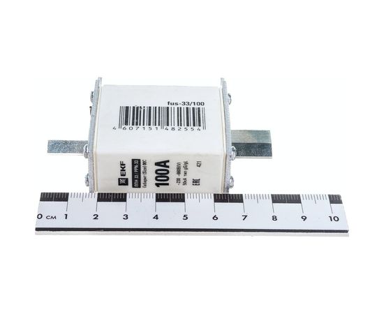 Плавкая вс��авка EKF ППН33 100/100А габарит 00С fus-33/100 4144521 – изображение 4
