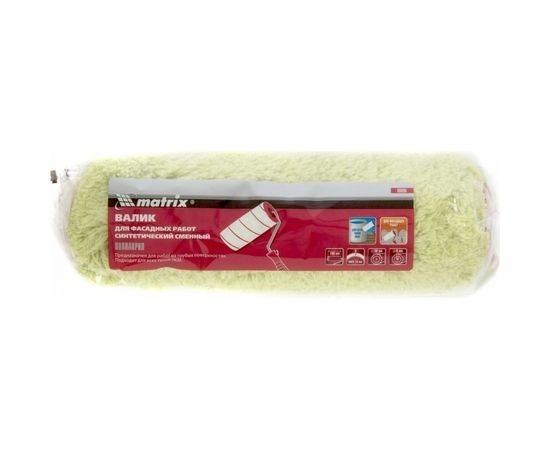 Синтетический сменный валик для фасадных работ MATRIX 180мм 80896 – изображение 5