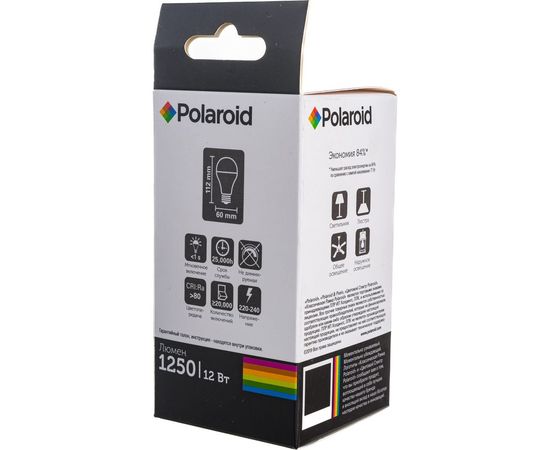 Светодиодная лампа Polaroid 220V A60 12W 6500K E27 1250lm PL-A60120276 – изображение 5