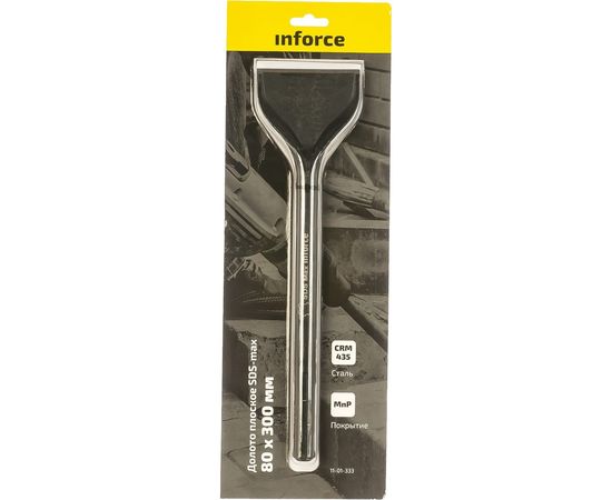 Долото плоское (80х300 мм; SDS max) Inforce 11-01-333 – изображение 6