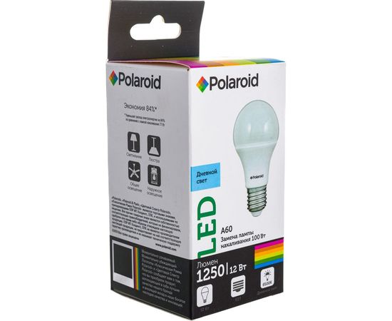 Светодиодная лампа Polaroid 220V A60 12W 6500K E27 1250lm PL-A60120276 – изображение 6
