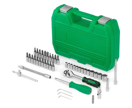 Набор инструментов INTERTOOL 46 шт, 1/4", Cr-V ET-6046 – изображение 7