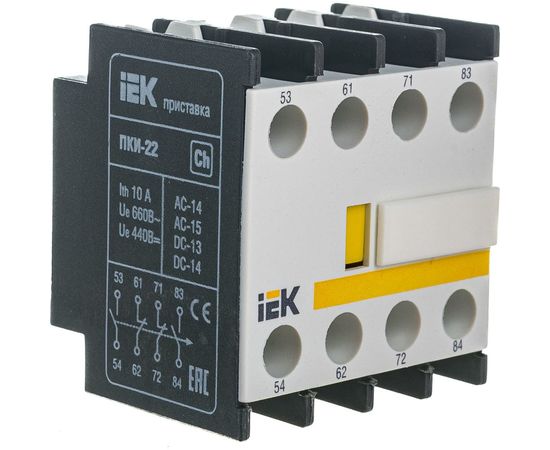 Контактная приставка IEK, ПКИ-22, ИЭК KPK10-22 