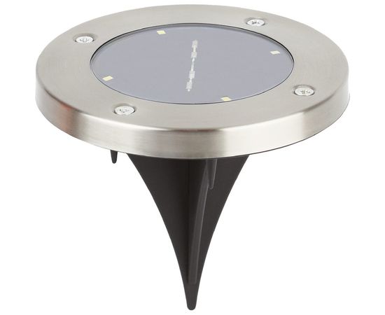 Садовый светильник на солнечной батарее ЭРА ERAST040-08 сталь, пластик, 13 см Б0038502 