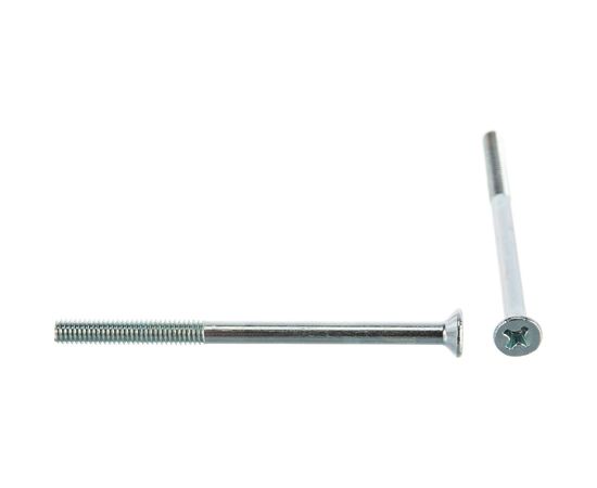 Винт Tech-Krep DIN965 с потайной головкой, оцинкованный М4х60 8 шт - пакет 102992 