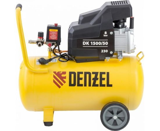 Воздушный компрессор DENZEL DK1500/50,Х-PRO 1,5 кВт, 230 л/мин, 50 л 58064 – изображение 2