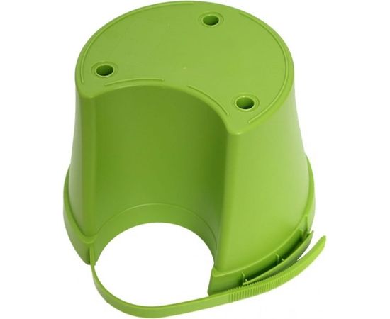 Цветочное кашпо на столб Протэкт 15х22 см, зеленый киви КЦ-15 ЗК – изображение 2