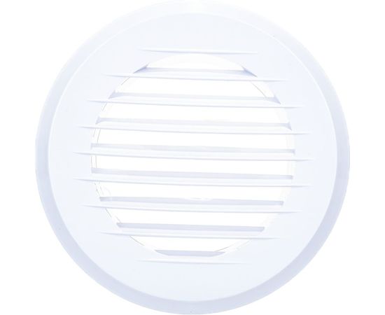 Решетка пластмассовая круглая с фланцем (d=100 мм; 145х145х40 мм) Эвент ПКР 145/100 – изображение 2