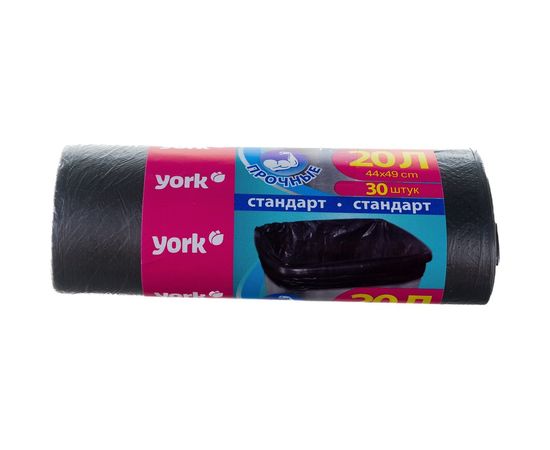 Мешки для мусора (30 шт; 20 л; 8 мкм) YORK 902240 – изображение 2