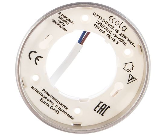 Накладной светильник Ecola GX53 DGX5318 Легкий Серебро 18x83 FS53FFECD – изображение 2