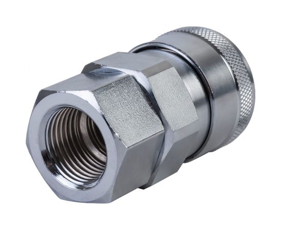 Штекер высокой пропускной способности быстросъемный рапид (мама) – 1F WIEDERKRAFT WDK-400SF – изображение 2