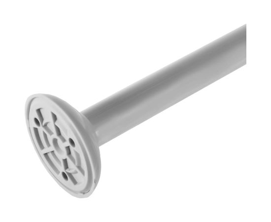 Карниз для ванной Vidage П-образный, с регулируемой длиной цвет: белый, длина 90х90х90 см 1305004 – изображение 2