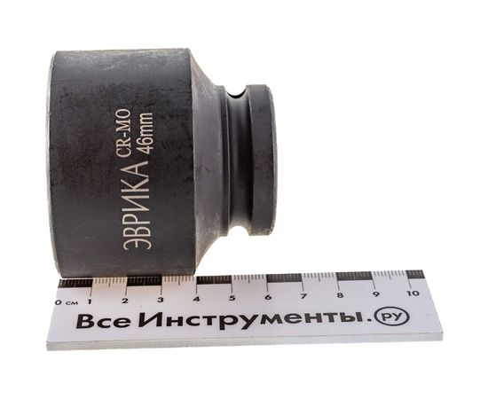 Головка торцевая 6-гранная ударная (46 мм; 60 мм; 3/4") ЭВРИКА ER-95934 – изображение 3