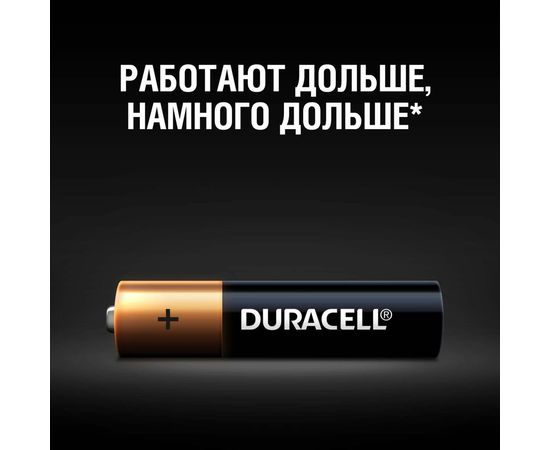 Щелочные батарейки Duracell LR03-2BL BASIC CN 2 штуки в блистере Б0026812 – изображение 3