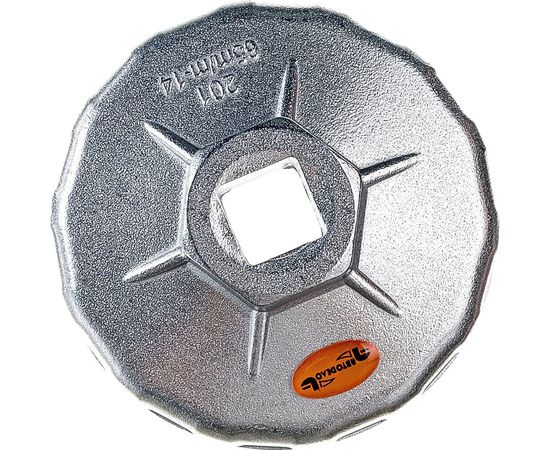 Ключ масляного фильтра АвтоDело 65 мм 14 граней 40529 14783 – изображение 3