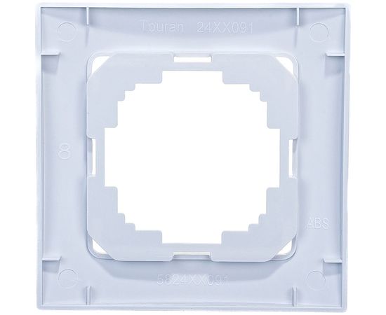 Рамка NILSON одноместная белая Touran naturel 24110091 – изображение 3