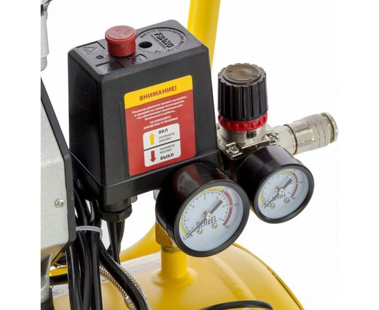 Воздушный компрессор DENZEL DK1500/50,Х-PRO 1,5 кВт, 230 л/мин, 50 л 58064 – изображение 3