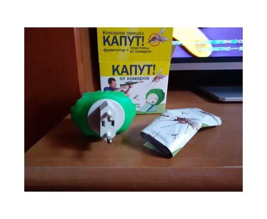 Комплект для уничтожения комаров в помещении Капут фумигатор, пластины 10 шт. 4607043202888 – изображение 3
