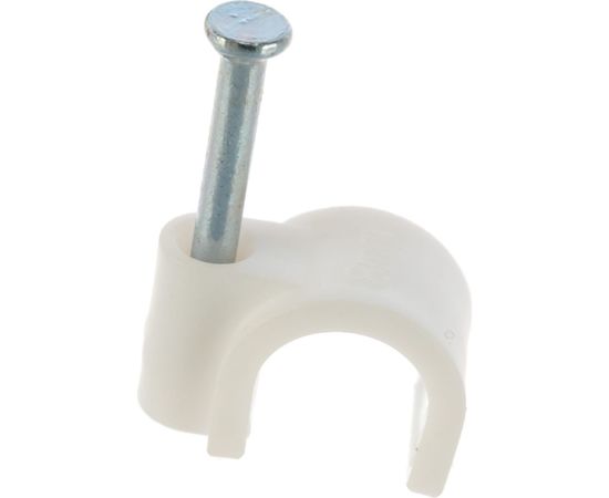 Электроустановочные скобы СИБРТЕХ 8 мм, круглый профиль, 50 шт 47518 – изображение 3