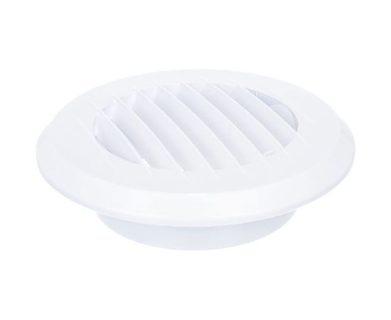 Решетка пластмассовая круглая с фланцем (d=100 мм; 145х145х40 мм) Эвент ПКР 145/100 – изображение 4