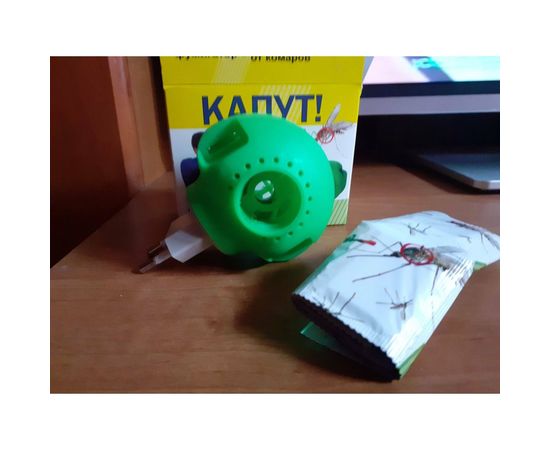 Комплект для уничтожения комаров в помещении Капут фумигатор, пластины 10 шт. 4607043202888 – изображение 4