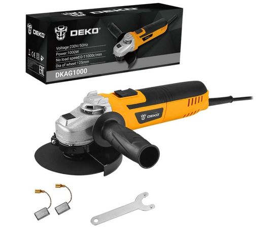 Углошлифовальная машина DEKO DKAG1000 063-4296 – изображение 4