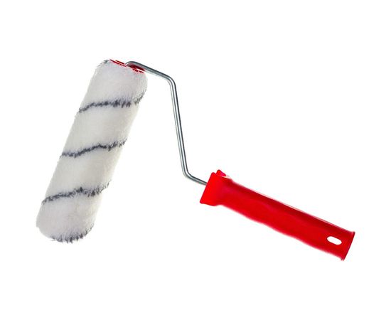 Валик MATRIX Грейтекс пластмассовая ручка, 180 мм, ворс 12 мм, D 40 мм, полиакрил Россия 80882 – изображение 5