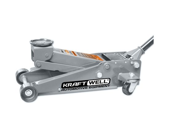 Подкатной гидравлический домкрат KraftWell KRWFJ3D (г/п 3000 кг) 