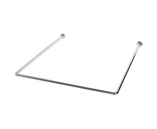 Универсальный карниз Vanstore, диаметр 25 мм, 90х170, 90x90x90, 90x90 хром аналог 59420 673-90 