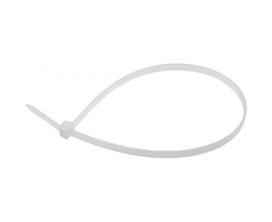 Нейлоновая хомут-стяжка с тройным замком REXANT 250x3,6 мм, белая, упаковка 100 шт. 67-0250 